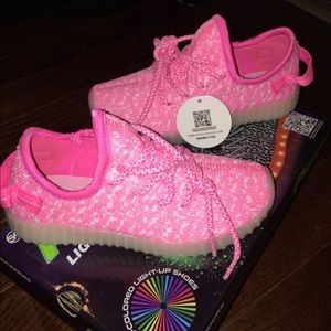 Size 1 light up led shoes new kid shoes